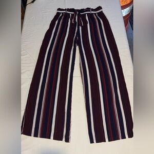 Rue 21 Wide Leg Striped Dress Pants - Size Medium